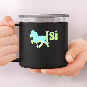 Discover Icelandic Horse: Pony Merch 14oz Stainless Steel Tumblers