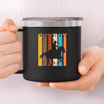 Discover Red Moon Cowboy Red Dead Redemption 14oz Stainless Steel Tumblers