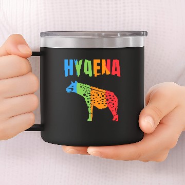 Discover Animals Hyaena Hyena Gift 14oz Stainless Steel Tumblers