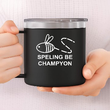 Discover Spelling Bee 14oz Stainless Steel Tumblers