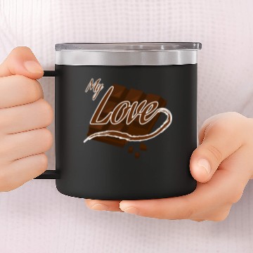 Discover Chocolate 14oz Stainless Steel Tumblers