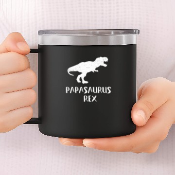 Discover Papasaurus Rex 14oz Stainless Steel Tumblers