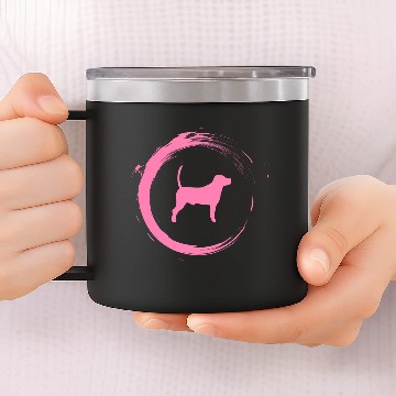Discover Beagle 14oz Stainless Steel Tumblers