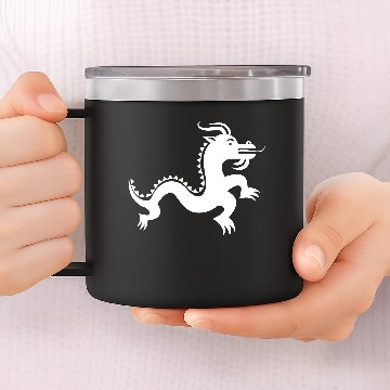 Discover Chinese Dragon 14oz Stainless Steel Tumblers