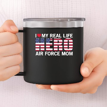 Discover Air Force Mom 14oz Stainless Steel Tumblers!