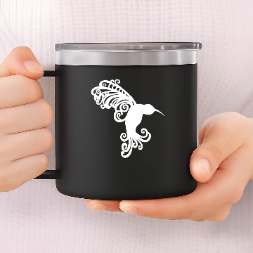 Discover Fancy Hummingbird 14oz Stainless Steel Tumblers