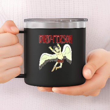 Discover Bird Person 14oz Stainless Steel Tumblers