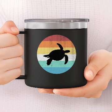 Discover Sea turtle 14oz Stainless Steel Tumblers