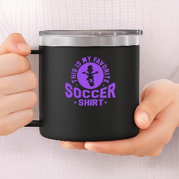 Discover Soccer Player Soccer Team Soccer Rugby Goal Gift 14oz Stainless Steel Tumblers