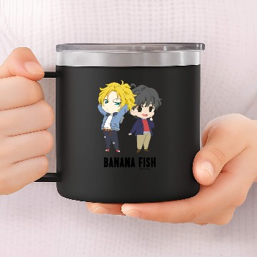 Discover Banana Fish 14oz Stainless Steel Tumblers