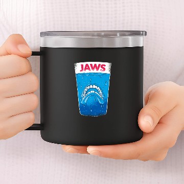 Discover Jaws teeth 14oz Stainless Steel Tumblers