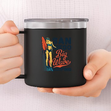 Discover San Diego Big Wave 14oz Stainless Steel Tumblers