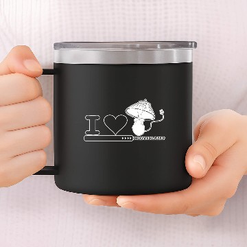 Discover I LOVE LAMP 14oz Stainless Steel Tumblers