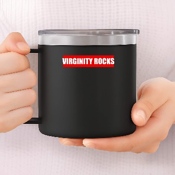 Discover Virginity Rocks 14oz Stainless Steel Tumblers Gift