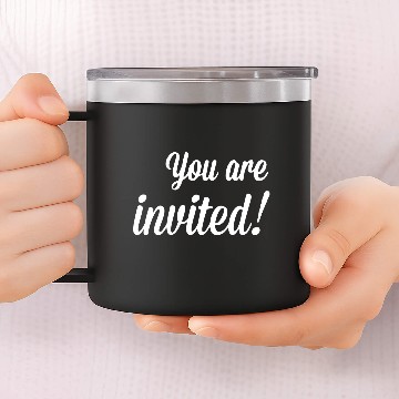 Discover You are invited 14oz Stainless Steel Tumblers