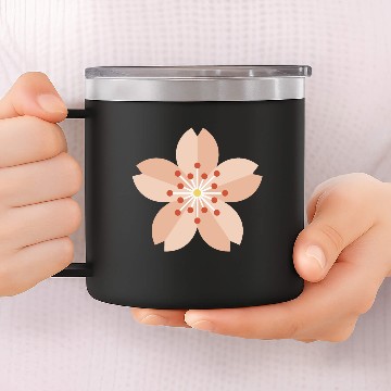 Discover Sakura Blossom 14oz Stainless Steel Tumblers
