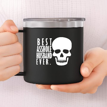 Discover best asshole husband ever 14oz Stainless Steel Tumblers