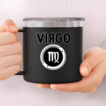 Discover Virgo Jungfrau Sternzeichen Zodiac astrological si 14oz Stainless Steel Tumblers