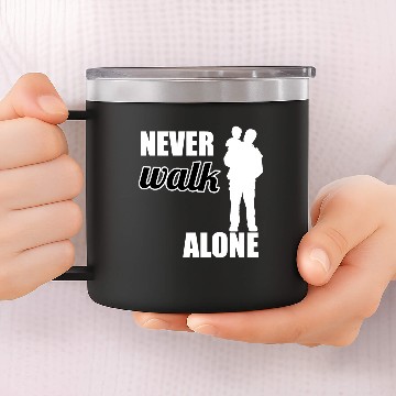 Discover Father and Son - never walk alone gift present 14oz Stainless Steel Tumblers