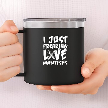 Discover Mantis insect love 14oz Stainless Steel Tumblers