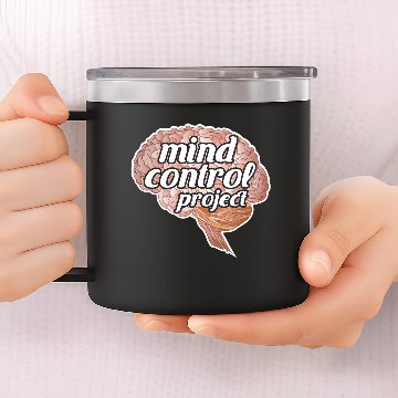 Discover Mind control project 14oz Stainless Steel Tumblers