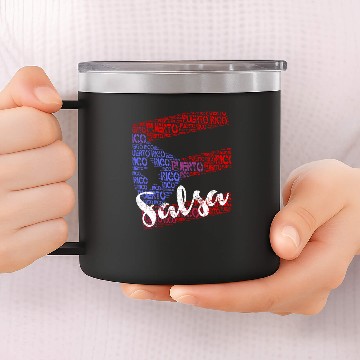 Discover Salsa de Puerto Rico 14oz Stainless Steel Tumblers