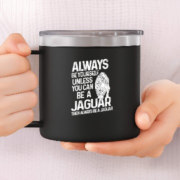 Discover Jaguar big cat gift 14oz Stainless Steel Tumblers
