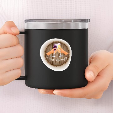 Discover group therapy 14oz Stainless Steel Tumblers
