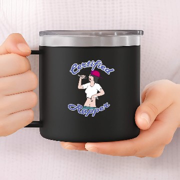 Discover Rap Music 14oz Stainless Steel Tumblers