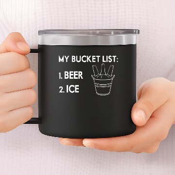 Discover My Bucket List Beer Ice New 14oz Stainless Steel Tumblers