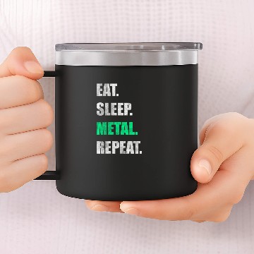 Discover Heavy Metal Death Metal 14oz Stainless Steel Tumblers