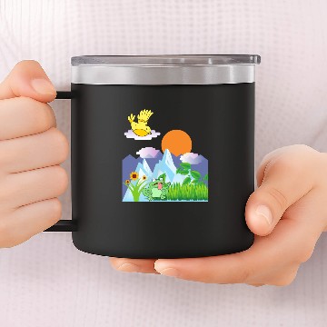 Discover GRANITE MOUNTAIN 14oz Stainless Steel Tumblers