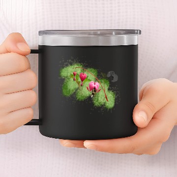 Discover Bleeding Heart Bee 14oz Stainless Steel Tumblers