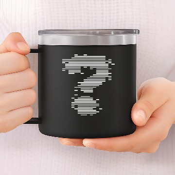 Discover Question Mark Enigma Riddler 14oz Stainless Steel Tumblers Gift Idea