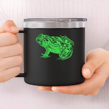 Discover Frog product - Amphibian - Toad Gifts 14oz Stainless Steel Tumblers
