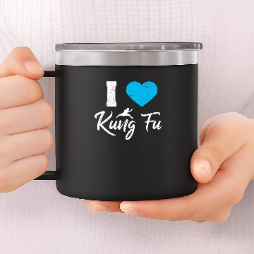 Discover Kung Fu 14oz Stainless Steel Tumblers