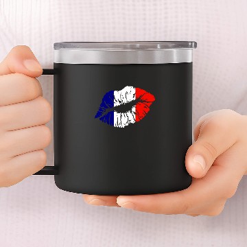 Discover France 14oz Stainless Steel Tumblers