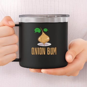 Discover Delicious onion vegetable fetish 14oz Stainless Steel Tumblers