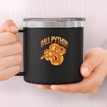 Discover Ball Python Snake Reptile Boa Constrictor Venom 14oz Stainless Steel Tumblers