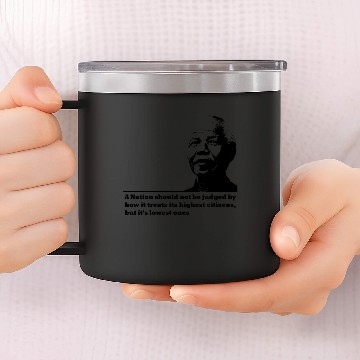 Discover Nelson Mandela 14oz Stainless Steel Tumblers