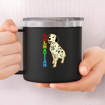 Discover Dalmatian 14oz Stainless Steel Tumblers