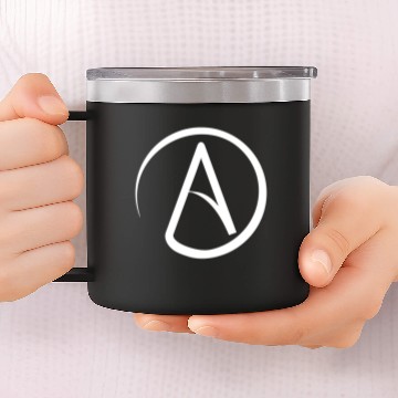 Discover Atheist Atheism Atheismus 14oz Stainless Steel Tumblers