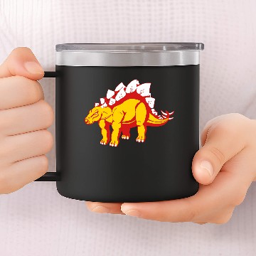 Discover Stegosaurus dinosaur 14oz Stainless Steel Tumblers