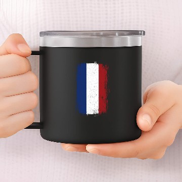 Discover France 14oz Stainless Steel Tumblers