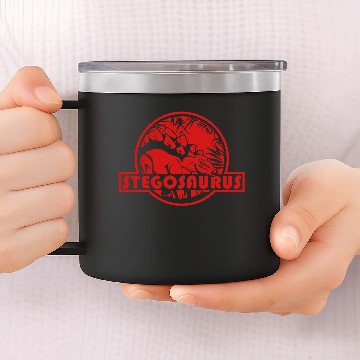 Discover Stegosaurus Dinosaur 14oz Stainless Steel Tumblers
