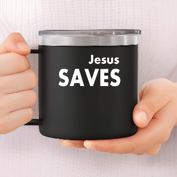Discover jesus saves us1 14oz Stainless Steel Tumblers