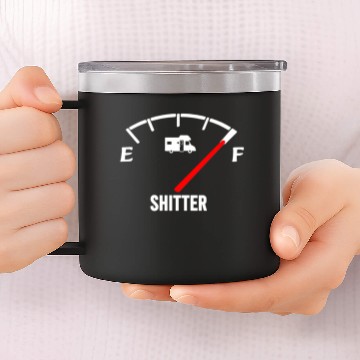 Discover Shitters Full 14oz Stainless Steel Tumblers