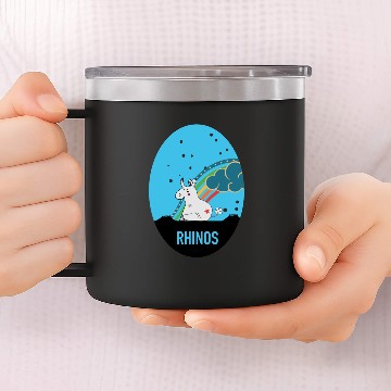 Discover Rhinos Rhino 14oz Stainless Steel Tumblers