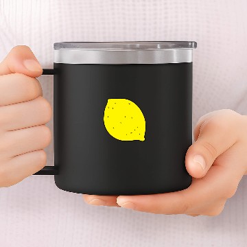 Discover Lemon 14oz Stainless Steel Tumblers