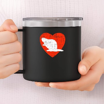 Discover Heart For Beavers 14oz Stainless Steel Tumblers